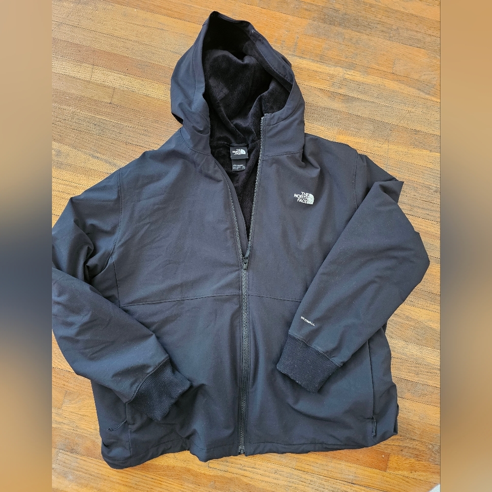The North Face Womens Plus Shelbe Raschel Hooded Softshell Jacket